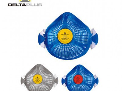 DELTA/代尔塔104112防尘口罩 可替换式口罩内衬 螺旋状呼出阀门 防有机蒸汽 防异味 防普通粉尘颗粒物
