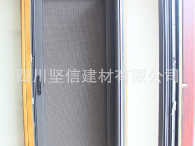 专业铝合金防盗纱窗 优质窗户口罩 折叠铝合金纱窗