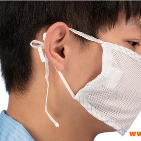 防静电口罩 可来样订做 透气口罩 防静电布包边防尘网面口罩