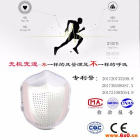 九言JY-07 电动口罩，防雾霾电动除PM2.5口罩