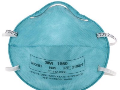 3M 1860医用防护口罩 N95口罩 防流感 病毒 PM2