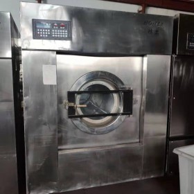 郑州干洗店转型闲置二手50公斤洗脱一体机低价转让全套洗涤设备