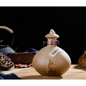 酒瓶陶瓷一斤装空瓶酒瓶装饰1/5斤复古怀旧艺术小酒瓶密封酒瓶