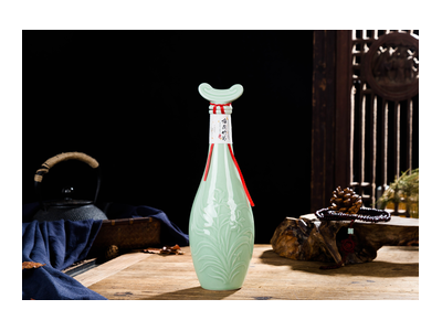 酒瓶 陶瓷 一斤装古风小酒瓶密封家用白酒空酒具定制装饰酒瓶