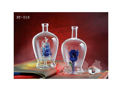 上海玻璃酒瓶/宏艺玻璃制品/接受订做船瓶