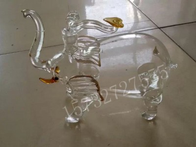大象造型玻璃酒瓶创意象神白酒瓶吹制工艺酒瓶个性玻璃白酒瓶