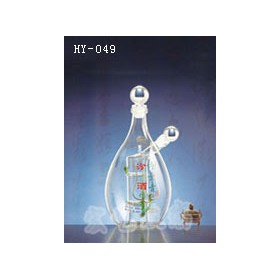 黑龙江工艺酒瓶~宏艺玻璃制品~接受定制手工艺玻璃酒瓶