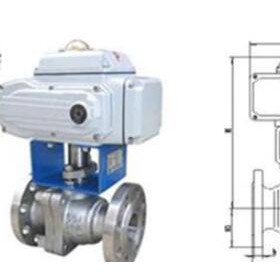 电动切断球阀 法兰电动切断球阀