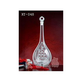 内蒙古玻璃工艺酒瓶|宏艺玻璃|接受订制玻璃工艺酒瓶