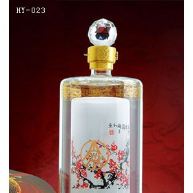 黑龙江工艺玻璃酒瓶-宏艺玻璃制品-承接定制手工艺酒瓶