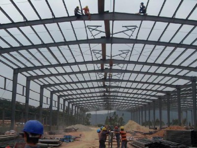 新疆钢结构安装厂家-河北宝发彩钢-彩钢钢构设计厂家订制