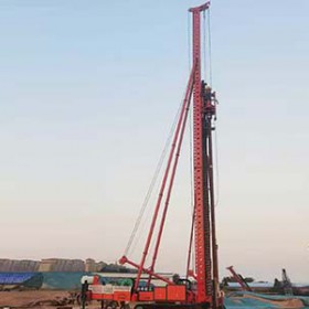 天津钻杆钻头/河北鼎峰工程24米长螺旋钻机