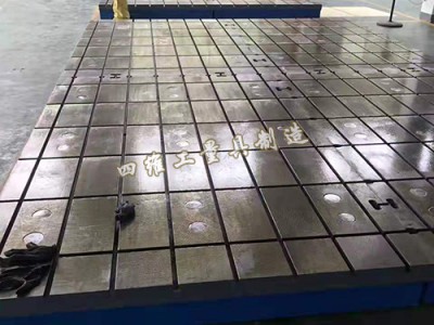 浙江铸铁试验平板厂家供应-四维量具-加工汽车底座铸铁平板