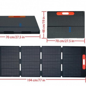 MoveTo 户外便携式太阳能电池板 200W