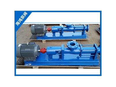 山东双螺杆泵特制_海鸿泵业_厂价直供G型单螺杆泵