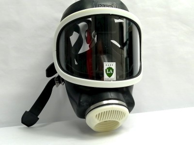 梅思安3S手持式单滤毒罐过滤式宽视野全面罩呼吸器