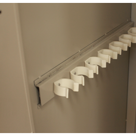 冷轧钢板普通安全工具柜 冷灰色安全帽储存柜可定制