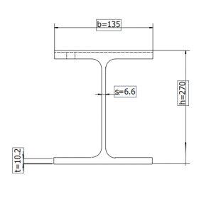 IPE欧标工字钢 IPE270 核电工程使用