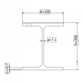 IPE欧标工字钢 IPE300 核电机械使用