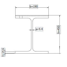 IPE欧标工字钢 IPE450 船舶机械使用