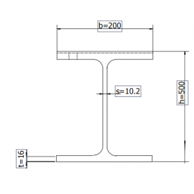 IPE欧标工字钢 IPE500 海洋工程使用