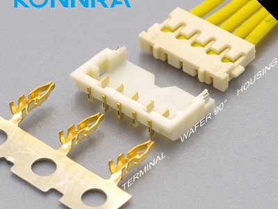 KR1201单排胶壳电动牙刷接插件仿MOL