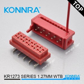 KR1273双排T胶壳连接器供AMP215083接线端子