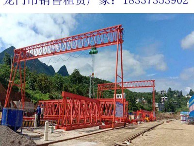 吉林辽源龙门吊出租厂家8米悬臂龙门吊方便装卸