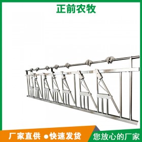 热镀锌羊围栏自锁颈夹河南养殖定位栏牧场机械设备厂家