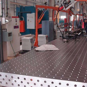 上海三维焊接工作台/卓峻机床订制三维柔性组合夹具