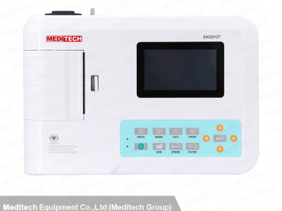 麦迪特3道心电图机彩色触屏心电监护仪EKG312T