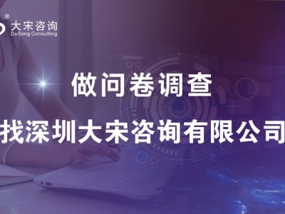 网络问卷调查执行---深圳大宋