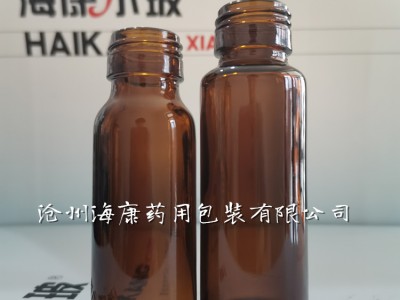药用玻璃瓶管制模制工艺棕色避光药