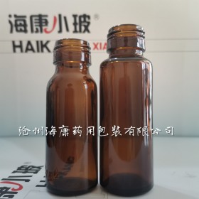 药用玻璃瓶管制模制工艺棕色避光药瓶