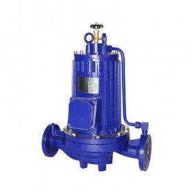 PBG屏蔽式管道泵无泄漏工业增压循环泵不锈钢立式单级离心泵