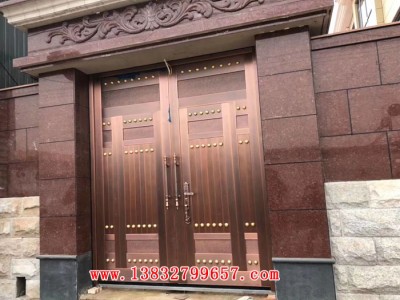 任丘铜门安装厂家、黄骅铜门安装厂家、河间铜门安装厂家