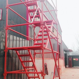 香蕉式安全爬梯供应「合新建筑」施工梯笼/堆放架价格@上海