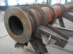 青海钢结构厂房施工|新顺达钢结构厂家定做圆管柱