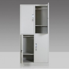 四门加厚更衣柜 双层设计更实用 使用性价比更高