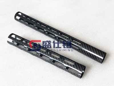 碳纤维管定制  碳纤维管打孔开槽切割 碳纤维钻孔cnc加工