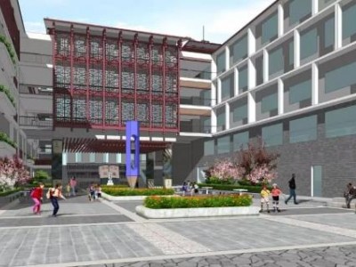 学校校园景观设计方案效果图施工图