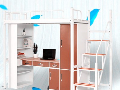 员工宿舍双层床 安装连接更牢固 不易变形