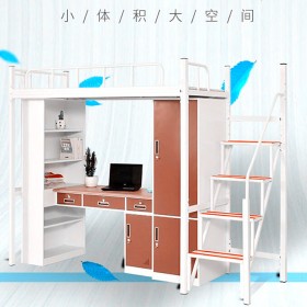 员工宿舍双层床 安装连接更牢固 不易变形