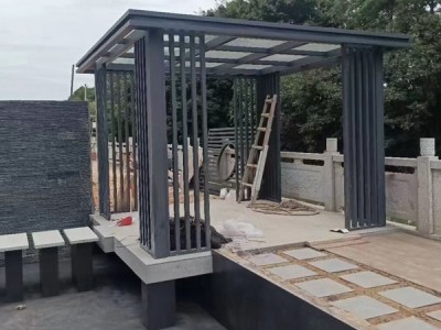 新中式铝合金凉亭河北任丘生产厂家