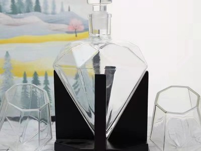 河间华企醒酒器玻璃酒瓶吹制玻璃工