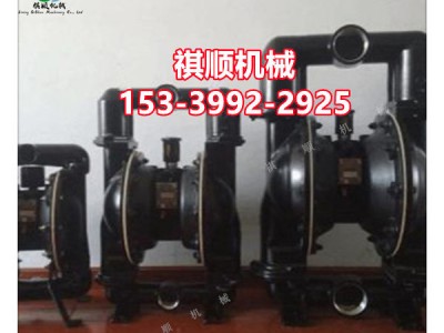 BSK隔膜泵铸钢气动隔膜泵BQG矿用泵