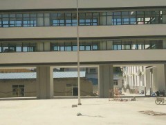 泰安亿佳学校锥形旗杆焕然一新