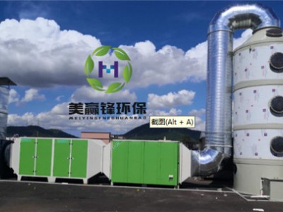 花生油车间废气净化流程 花生油废气