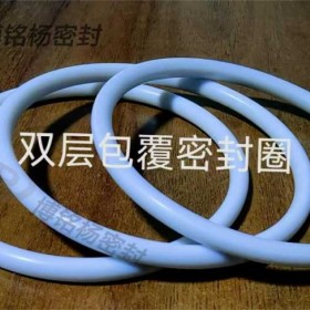 双层PTFE包覆圈矩形超大型包覆圈PFA/FEP包覆圈