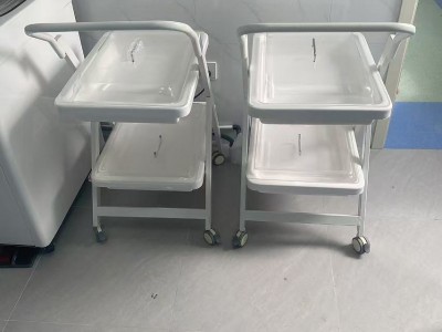 医用内镜转运车胃肠镜腹腔镜转运器械车 防污托盘带透明盖